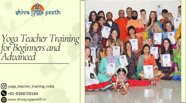 Yoga teacher training for beginners and advanced
